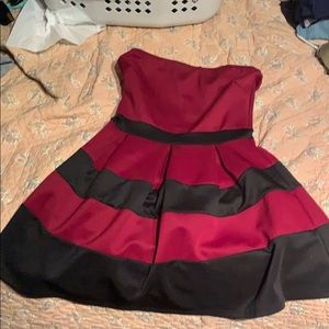 Red and Black dress